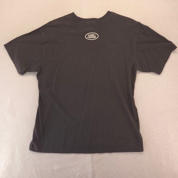 Land Rover Crew Neck Short Sleeve Graphic T Shirt Mens Size Large L Gray - Picture 9 of 9